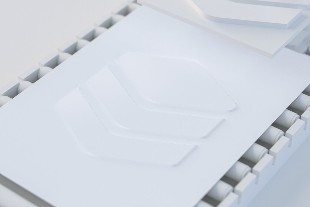 Package Plus, Verpackung, Unsere Produkte, Wellpappe, Prägung